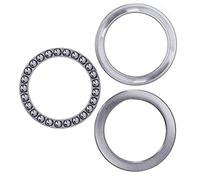 YWBL-WH Thrust Ball Bearing Axial Ball Bearing Thrust 3pcs Set Carbon Steel Separable Low Noise for Jack Machine Tool Oven Turntable Pump