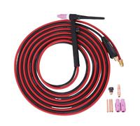YWBL-WH TIG Welding Torch, Ultra Long Gas Hose and Cable, EPDM Rubber Power Line Hose, Ribbed Ergonomic Handle, for MIG135 MIG145 ARC200 MIG200