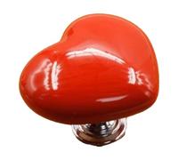 YWBL-WH Toilet Button Pusher Helper Toilet Press Button Tool Toilet Flush Button Helper Heart Shaped Toilet Tank Button with Innovative Design for Users with Long Nails (Red)