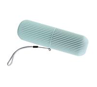 YWBL-WH Travel Toothbrush Case, Portable PP Material, Durable Toothbrush Holder with Cover, Ideal for Home and Travel, 7.7x2.4in Size (Green)