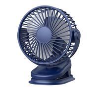 YWBL-WH USB Desk Fan 360 Rotation 3 Speeds Quiet Cooling Clip On Portable Desktop Fan for Home Office Bedroom (Rechargeable Version)