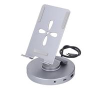 YWBL-WH USB Hub 10 in 1 Multifunctional Docking Station for Tablets and Laptops Servant Stand Hub Aluminum Alloy For/OS X/iOS/