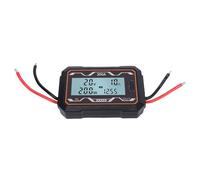 YWBL-WH Watt Meter Power Analyzer 200A Bright Blue Backlit LCD Screen Voltage Current Power Meter for RC Solar Electric Vehicles Battery Consumption Performance Detector