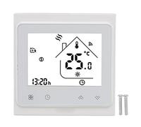 YWBL-WH WIFI Thermostat, Smart Programmable Controller with LCD Screen for Water Gas Heating, Remote Control Through Mobile APP Link, Embedded Installation, Ideal for Various Public