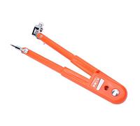 YWBL-WH Woodworking Compass, Adjustable Pin Length Circle Drawing Tool with Push Button Switch for Creating Outlines and Circles, 25cm and 40cm Arm Lengths (Small Size 25 * 90CM)