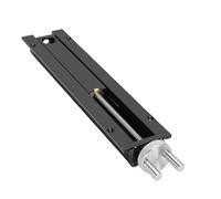 YWBL-WH Woodworking Table End Vise, Sturdy Aluminum Alloy with Stainless Steel Screw Rod, 0-110mm Stroke 20mm Bench Hole, for Drilling Cutting Gluing Metalworking in Home Workshop