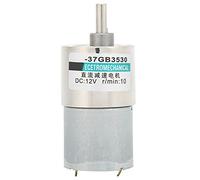 YWBL-WH XD-37GB3530 DC Reduction Motor 12V All Metal Gear Low Speed High Torque with Overload Protection and High Temp Grease for CNC Machine Tools Electronic Manufacturing Equipment (10rpm/min)