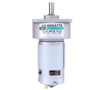 YWBL-WH XD-60GA775 DC Geared Motor 12V 35W 200RPM Speed Adjustable Micro Electric Gear Motor with High Torque for Robotics Industrial Equipment (200 rpm)