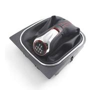 YWBSPPO Compatible with for Golf VI 2008 2009 2010 2011 2012 Car 5 Speed Shift Gear Knob Lever Gaitor Boot Proof Cover 1K0711113 CG Gear Stick Replacement