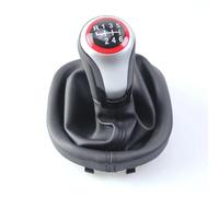YWBSPPO Compatible with for Touran 2003-2010 for Caddy II MK2 2004-2009 MT 5/6 Speed Gear Shift Knob Stick Shifter Lever Pen Handle Gaiter Boot Cover Gear Stick Replacement(6 Speed)