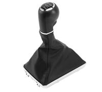 YWBSPPO Compatible with Opel for Zafira H 2005 2006 2007 2008 2009 2010 2011 2012 2013 2014 6 Speed Gear Shift Knob Stick Gaiter Boot Cover with Reverse Gear Handle 5738025 Gear Stick Replacement