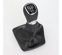 YWBSPPO Compatible with Skoda for Octavia MK2 2004 2005 2006 2007 2008 2009 2010 2011 2012 Car 5 Speed Gear Shift Knob Lever Stick Gaiter Shifter Handle Boot Cover Gear Stick Replacement