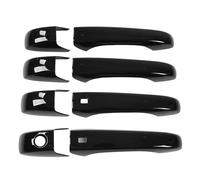 YWBSPPO Door Handle Decorative Shell Compatible with for Grand for Cherokee Wk2 Wl 2011-2023 Car Outside Door Handle Trim Bright Black Rearview Mirror Cover 10pcs