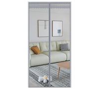 YWBXSHKD Door Screen Magnetic Closure 120x210cm, Heavy Duty Mesh Curtain Screen Doors Magnets For Front Back Single Door, Magnets Heavy Duty Screen Door Mesh, For Patio, Bedroom