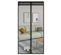 YWBXSHKD Door Screen Magnetic Closure 85x200cm, Heavy Duty Mesh Curtain Screen Doors Magnets For Front Back Single Door, Magnets Heavy Duty Screen Door Mesh, For Patio, Bedroom