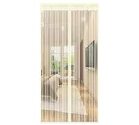 YWBXSHKD Magnetic Screen Door 90x195cm, Heavy Duty Mesh Curtain Screen Doors Magnets For Front Back Single Door, Magnets Heavy Duty Screen Door Mesh, For Patio, Bedroom