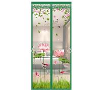 YWBXSHKD Magnetic Screen Door Mesh Screen Doors 80x220cm, Door Net Screen With Magnet For Front Back Patio Balcony, Hands Free Screen Mesh Partition, Heavy Duty Magnetic Curtain Door
