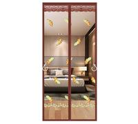 YWBXSHKD Magnetic Screen Door Mesh Screen Doors 80x220cm, Door Net Screen With Magnet For Front Back Patio Balcony, Hands Free Screen Mesh Partition, Heavy Duty Magnetic Curtain Door