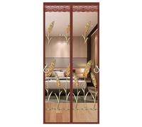 YWBXSHKD Magnetic Screen Door Mesh Screen Doors 90x210cm, Door Net Screen With Magnet For Front Back Patio Balcony, Hands Free Screen Mesh Partition, Heavy Duty Magnetic Curtain Door
