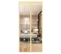 YWBXSHKD Magnetic Screen Door Mesh Screen Doors 90x220cm, Door Net Screen With Magnet For Front Back Patio Balcony, Hands Free Screen Mesh Partition, Heavy Duty Magnetic Curtain Door