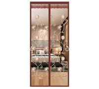 YWBXSHKD Magnetic Screen Door Mesh Screen Doors 95x210cm, Door Net Screen With Magnet For Front Back Patio Balcony, Hands Free Screen Mesh Partition, Heavy Duty Magnetic Curtain Door