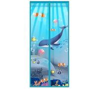 YWBXSHKD Magnetic Screen Door Net 95x200cm, Magnetic Screen Door Mesh Screen Doors, With Heavy Duty Mesh Curtain Hands-Free, Heavy Duty Magnetic Curtain Door, For Sliding Glass Door