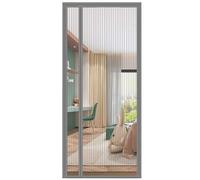 YWBXSHKD Magnets Heavy Duty Screen Door Mesh 85x200cm, Garage Screen Doors With Magnets, Reversible Left Or Right Side Opening Magnetic Screen Door, For Patio, Bedroom