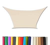 YWBXSHKD Waterproof Sun Shade Sail 2x4m, Square Waterproof Sun Shade Sail Canopy Awning Shelter, Outdoor Shade Canopy 95% Uv Block Shade Cloth For Patio Garden Backyard