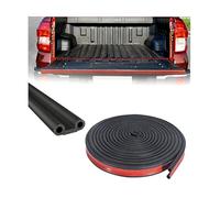 Ywdiml Truck Tonneau Cover Seal, 9.84 FT Seal Adhesive Tailgate Cover Seal Strip with Double Hole, Lorry Weather Stripping Replacement, Universal for Pickups Trucks Campers