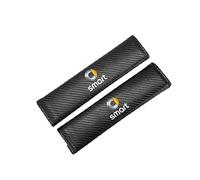 YWDRE 2PCS Car Seat Belt Covers for smart EQ fortwo/forfourm 2019-2022, Soft Seat Belt Strap Cover Car Safety Accessories,A