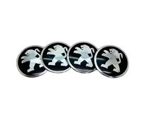 YWDRE 4 Pcs Car Wheel Center Hub Caps Cover Stickers for Peugeot 107 207 407 408 206 306 307 308 406 806, Car Hub Centre Caps Sticker Wheel Emblem Badge Logo Stickers,J-60mm