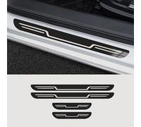 YWDRE 4Pcs Car Door Sill Protector Strips for Ford Transit Custom Connect MK5 MK6 MK7 MK8 2000-2022, Stainless Steel Kick Plates Anti Scratch Door Sills Car Accessories,B