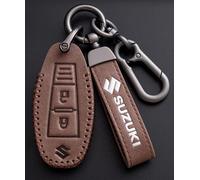 YWDRE Car Key Case for Suzuki Swift SX4 S-Cross, Car Key Fob Holder Protector Case Fob Cover auto Logo Badge Bag auto styling accessories,B