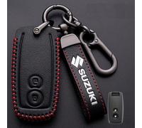 YWDRE Car Key Case for Suzuki Swift V 2013-2017, Car Key Fob Holder Protector Case Fob Cover auto Logo Badge Bag auto styling accessories,D