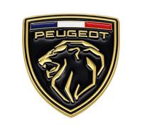 YWDRE Car Logos Stickers for Peugeot e-Rifter 2021, Replacement Emblem Badges Car Badge Emblems Exterior Decor Auto Tuning Styling,R