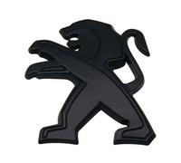 YWDRE Car Logos Stickers for Peugeot Rifter Standard 2021 2022 2023 2024, Replacement Emblem Badges Car Badge Emblems Exterior Decor Auto Tuning Styling,Bla-ck