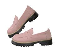 YWeiLiangSan Women's Slip on Loafer, Womens Platform Loafers, Orthopedic Platform Loafers, Womens Round Toe Walking Shoe (Pink,39)
