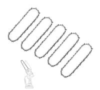 Yweler 4 Inch Mini Chainsaw Chain Fit for Stihl GTA 26 36700028 with 28 Drive Links, 1/4 Inch,0.043" 1.1 mm Gauge Guide Saw Chain for Cordless Electric Handheld Saw,Wood Branch Cutting 5 Pack