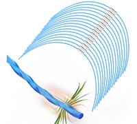 Yweller 50 pieces F016800182 replacement line mowing line, extra strong thread for Bosch electric grass trimmer, ART 30-36 LI, ART 30 Combitrim, diameter 2.4 mm, length 30 cm, extra strong refill