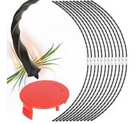 Yweller F016800431 Strimmer Wire Strong Cutting Line Compatible with Bosch AFS 23-37 Brush Cutter, 3.5mm/ 37cm Grass Trimmer Line F016F04841Cover for Mowing Lawns,Gardens,Golf Courses,Roads 21 Pack