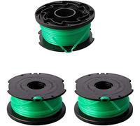 Yweller Pack of 3 replacement spool A6486 A6486-XJ A6482 length 6 m thickness 2 mm suitable for Black+Decker grass trimmer GL9035, GL8033, STC5433PC, STC5433B, GL7033, STB3620L