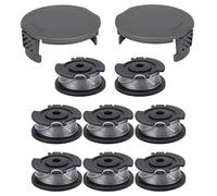 Yweller Replacement spool F016800569/F016800385, length 4.9 m, thickness 1.6 mm for Bosch cordless grass trimmer EasyGrassCut 23/26/18/18-230/18-260/18-26 with F016F05320 spool cover (8 F). +2. Bobbin