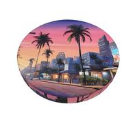 YWGGDSCX 3-Layer Thickened Round Bar Stool Covers 12 Inch,The Old Hollywood Stretch Round Bar Cushion Washable Crease-Resistant Slipcovers For Home Bar Hotel Market Commercial Places