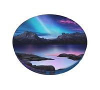 YWGGDSCX 3-Layer Thickened Round Bar Stool Covers 14 Inch,3d Graphics Universe Space Stretch Round Bar Cushion Washable Crease-Resistant Slipcovers For Home Bar Hotel Market Commercial Places