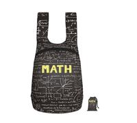YWGGDSCX A 16-Litre Ultra-Lightweight School Math Print Rucksack, Ideal For Travel, Commuting And Shopping, Complete With A Compact Everyday Carry Pouch (7x10 Cm)