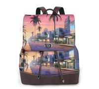 YWGGDSCX The Old Hollywood Soft Leather Backpack Purse For Women Multi-Functional Elegant Daypack Travel College Shoulder Bag Shopping Trip