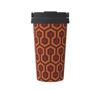 YWGGDSCX Travel Coffee Cup-Shining Overlook Printed Carry Insulated Coffee Mug, Double Wall Vacuum Insulated for Hot & Cold, 500ml Coffee Compatible for Men's and Women's Gift Coffee Mugs