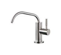 YWJFSA Filter Water Kitchen Taps Cold Water Only | Drinking Water Kitchen Tap,Stainless Steel 360° Swivel Easy To Install G1/4,Silver
