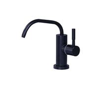 YWJFSA Filter Water Kitchen Taps Cold Water Only | Drinking Water Kitchen Tap,Stainless Steel 360° Swivel Easy To Install G1/4,Black