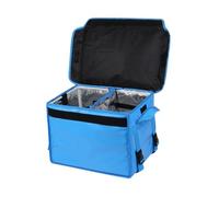 YWJLQH 30L Food Delivery Bag with Removable Shoulder Strap for Catering and Events, Blue